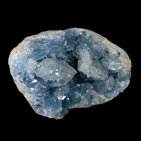 XL 6.1" Sky Blue Rough Celestite Crystal Druzy Cluster Geode 3 LB 14.5 OZ Celestine - Fossil Age Minerals