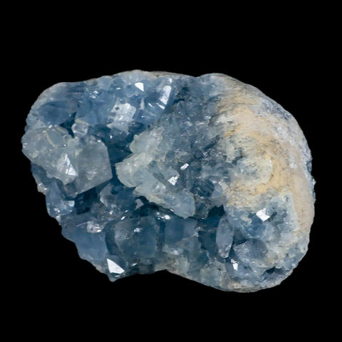 XL 6.1" Sky Blue Rough Celestite Crystal Druzy Cluster Geode 3 LB 14.5 OZ Celestine - Fossil Age Minerals