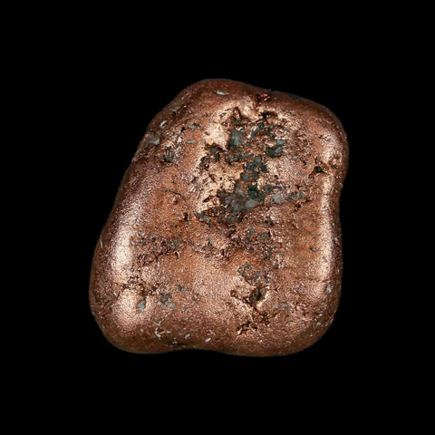 0.8" Solid Native Copper Polished Nugget Mineral Keweenaw Michigan - Fossil Age Minerals