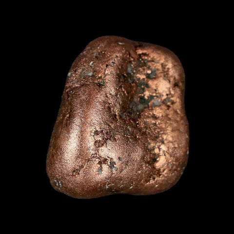 0.8" Solid Native Copper Polished Nugget Mineral Keweenaw Michigan - Fossil Age Minerals