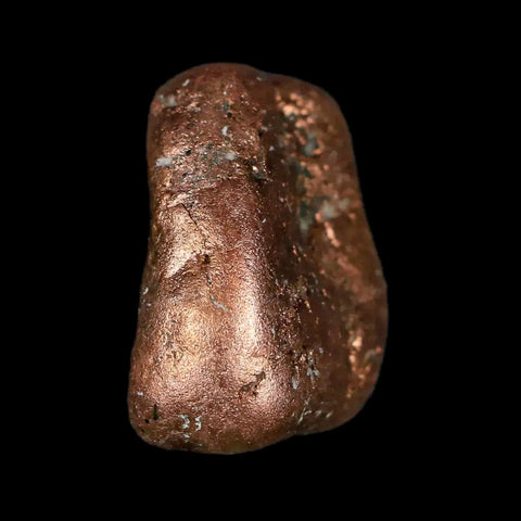 0.8" Solid Native Copper Polished Nugget Mineral Keweenaw Michigan - Fossil Age Minerals