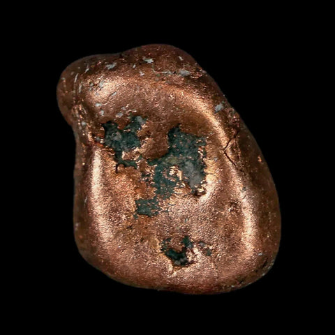 0.8" Solid Native Copper Polished Nugget Mineral Keweenaw Michigan - Fossil Age Minerals