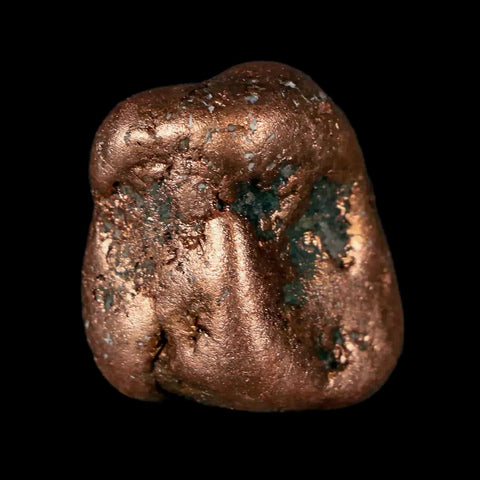 0.8" Solid Native Copper Polished Nugget Mineral Keweenaw Michigan - Fossil Age Minerals