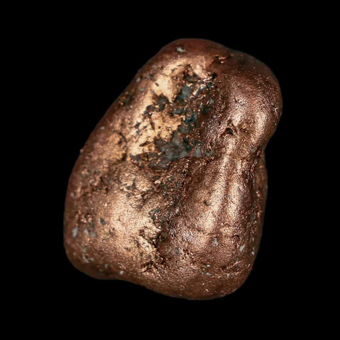 0.8" Solid Native Copper Polished Nugget Mineral Keweenaw Michigan - Fossil Age Minerals