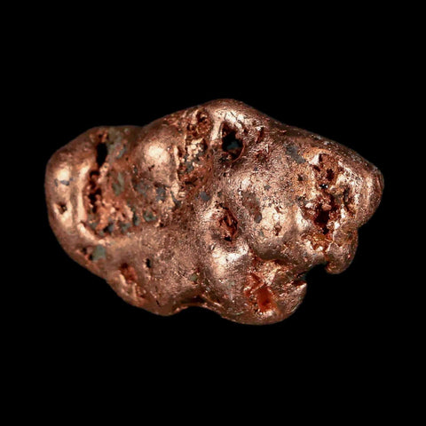 1.4" Solid Native Copper Polished Nugget Mineral Keweenaw Michigan - Fossil Age Minerals