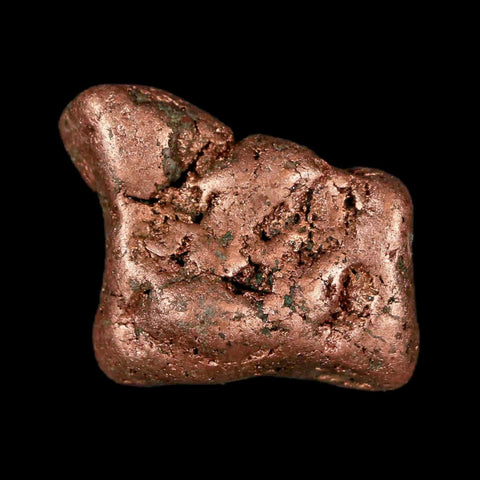 1" Solid Native Copper Polished Nugget Mineral Keweenaw Michigan - Fossil Age Minerals