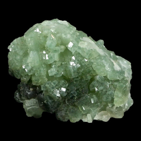 2.1" Rough Green Prehnite Crystal Mineral Specimen Location Imilchil, Morocco - Fossil Age Minerals