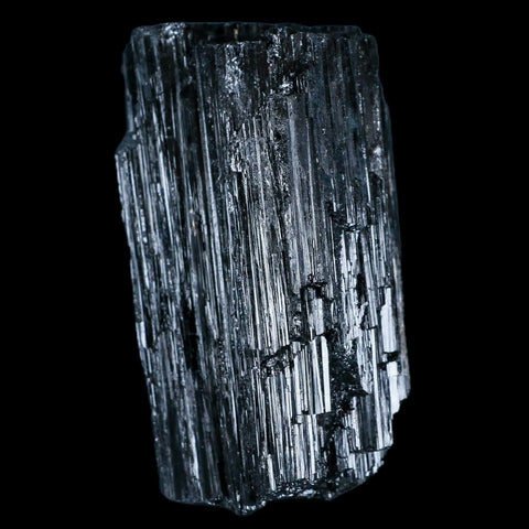 3.4" Natural Rough Black Tourmaline Mineral Crystal Specimen Schorl Brazil - Fossil Age Minerals