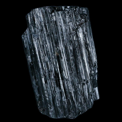 3.4" Natural Rough Black Tourmaline Mineral Crystal Specimen Schorl Brazil - Fossil Age Minerals