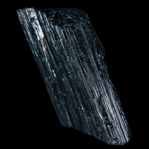 3.1" Natural Rough Black Tourmaline Mineral Crystal Specimen Schorl Brazil - Fossil Age Minerals