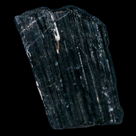 3.1" Natural Rough Black Tourmaline Mineral Crystal Specimen Schorl Brazil