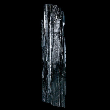 3.6" Natural Rough Black Tourmaline Mineral Crystal Specimen Schorl Brazil