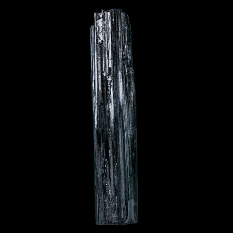 3.6" Natural Rough Black Tourmaline Mineral Crystal Specimen Schorl Brazil - Fossil Age Minerals