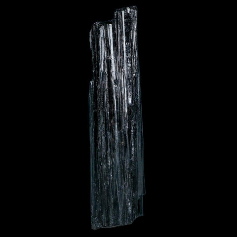 3.6" Natural Rough Black Tourmaline Mineral Crystal Specimen Schorl Brazil - Fossil Age Minerals