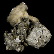 3.1" Barite Blades, Pyrite And Crystal Quartz Minerals Bou Nahas Mine Morocco