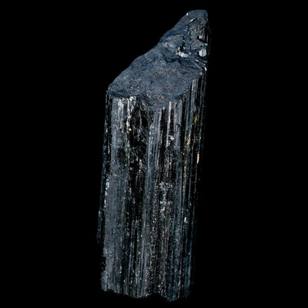 3.6" Natural Rough Black Tourmaline Mineral Crystal Specimen Schorl Brazil