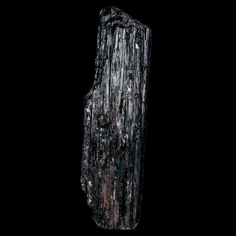 3.9" Natural Rough Black Tourmaline Mineral Crystal Specimen Schorl Brazil - Fossil Age Minerals