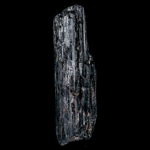 3.9" Natural Rough Black Tourmaline Mineral Crystal Specimen Schorl Brazil - Fossil Age Minerals