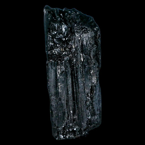 2.5" Natural Rough Black Tourmaline Mineral Crystal Specimen Schorl Brazil - Fossil Age Minerals