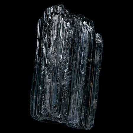 2.6" Natural Rough Black Tourmaline Mineral Crystal Specimen Schorl Brazil