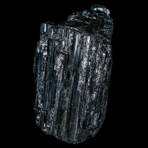 3.1" Natural Rough Black Tourmaline Mineral Crystal Specimen Schorl Brazil - Fossil Age Minerals