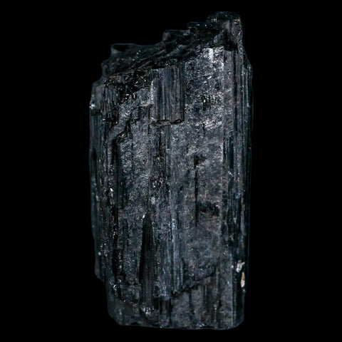 3.1" Natural Rough Black Tourmaline Mineral Crystal Specimen Schorl Brazil - Fossil Age Minerals