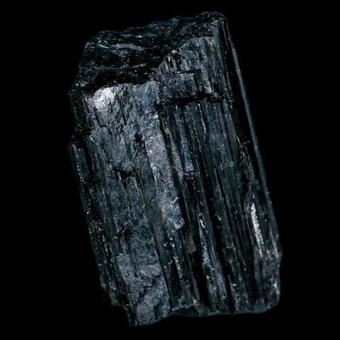 3.1" Natural Rough Black Tourmaline Mineral Crystal Specimen Schorl Brazil - Fossil Age Minerals