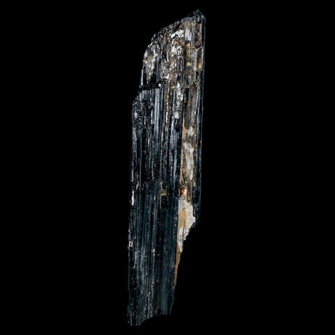 3.9" Natural Rough Black Tourmaline Mineral Crystal Specimen Schorl Brazil - Fossil Age Minerals