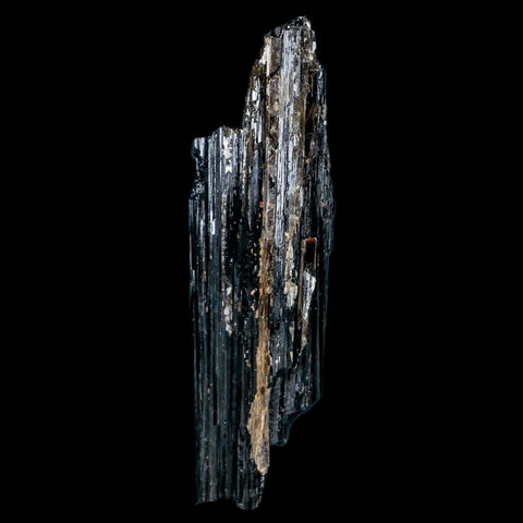 3.9" Natural Rough Black Tourmaline Mineral Crystal Specimen Schorl Brazil - Fossil Age Minerals