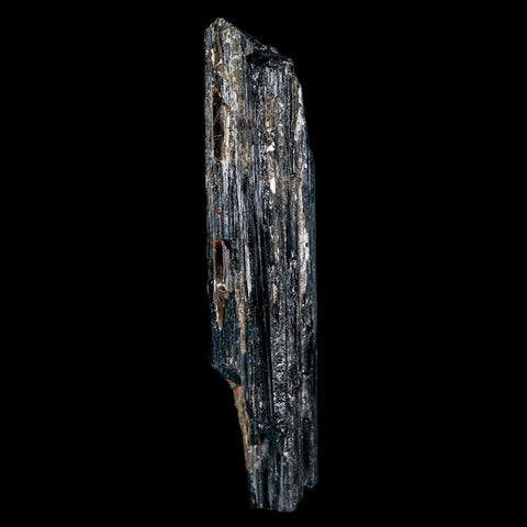 3.9" Natural Rough Black Tourmaline Mineral Crystal Specimen Schorl Brazil - Fossil Age Minerals