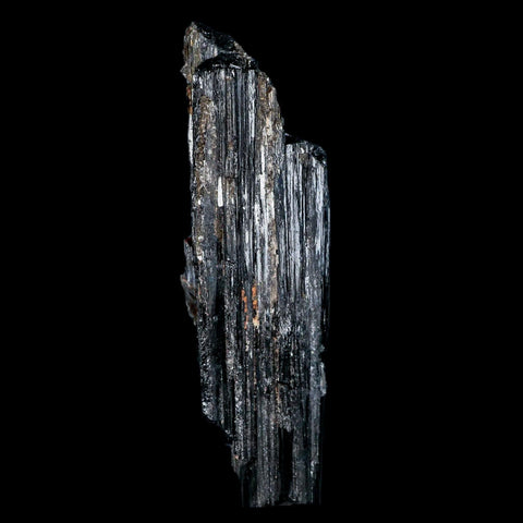 3.9" Natural Rough Black Tourmaline Mineral Crystal Specimen Schorl Brazil - Fossil Age Minerals