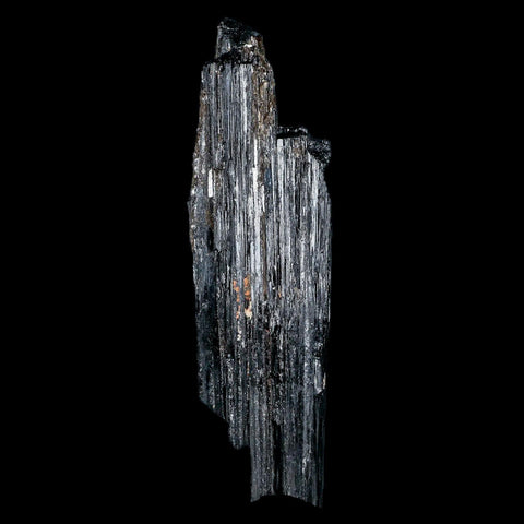 3.9" Natural Rough Black Tourmaline Mineral Crystal Specimen Schorl Brazil - Fossil Age Minerals