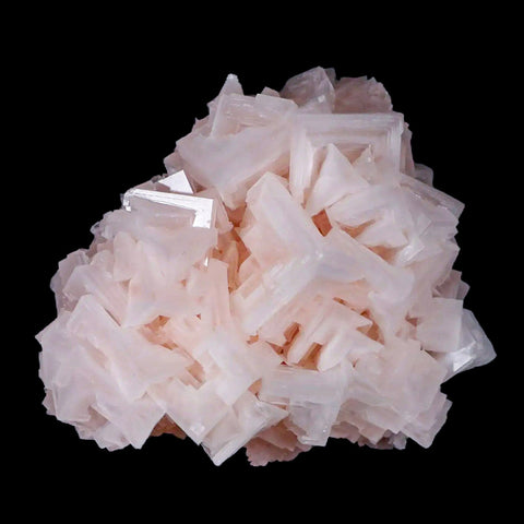 4.3" Quality Pink Halite Salt Crystals Cluster Mineral Trona, CA Searles Lake - Fossil Age Minerals