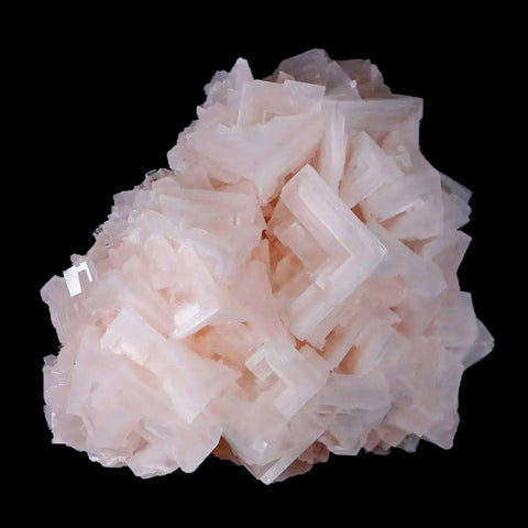 4.3" Quality Pink Halite Salt Crystals Cluster Mineral Trona, CA Searles Lake - Fossil Age Minerals