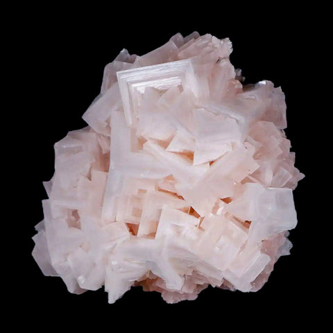 4.3" Quality Pink Halite Salt Crystals Cluster Mineral Trona, CA Searles Lake - Fossil Age Minerals