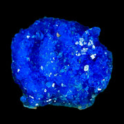 2.1" Electric Blue Chalcanthite Mineral Crystal Specimen Location Poland Sokolowski