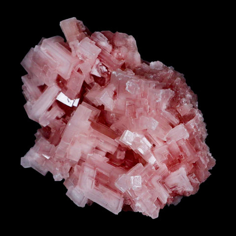 4.5" Quality Pink Halite Salt Crystals Cluster Mineral Trona, CA Searles Lake - Fossil Age Minerals