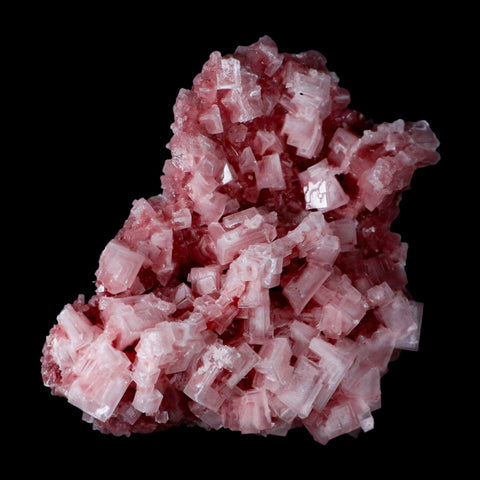 5.1" Quality Deep Pink Halite Salt Crystals Cluster Mineral Trona, CA Searles Lake - Fossil Age Minerals