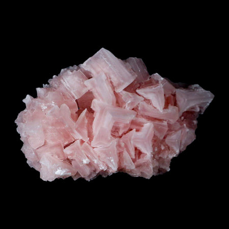 3.7" Quality Pink Halite Salt Crystals Cluster Mineral Trona, CA Searles Lake