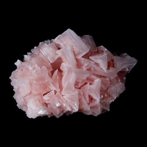 3.7" Quality Pink Halite Salt Crystals Cluster Mineral Trona, CA Searles Lake - Fossil Age Minerals