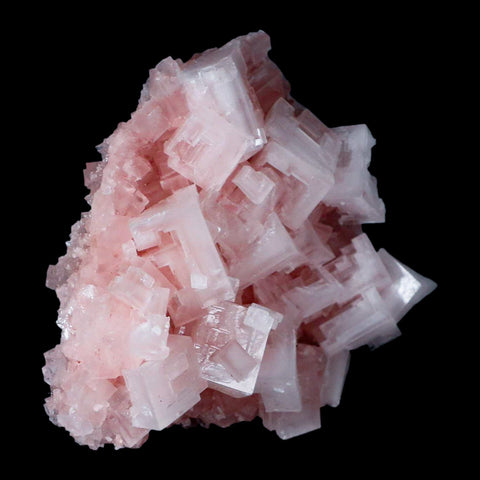 3.4" Quality Pink Halite Salt Crystals Cluster Mineral Trona, CA Searles Lake - Fossil Age Minerals