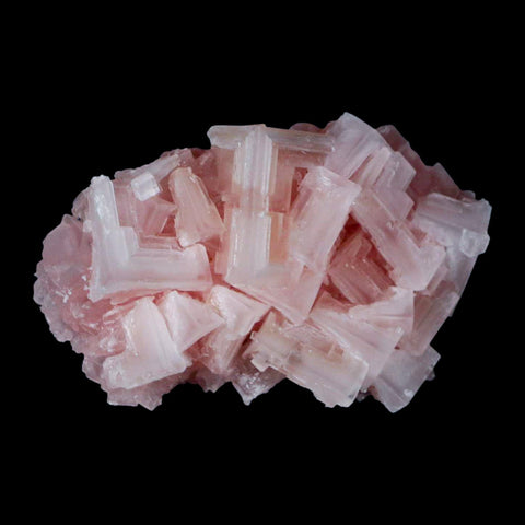 2.9" Quality Pink Halite Salt Crystals Cluster Mineral Trona, CA Searles Lake - Fossil Age Minerals