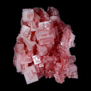 2.8" Quality Deep Pink Halite Salt Crystals Cluster Mineral Trona, CA Searles Lake