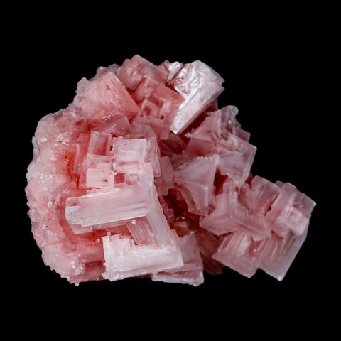 2.8" Quality Pink Halite Salt Crystals Cluster Mineral Trona, CA Searles Lake - Fossil Age Minerals