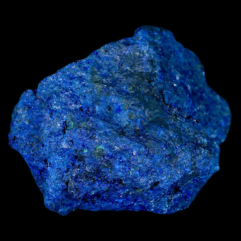 2.1" Rough Azurite Crystals And Malachite Mineral Specimen Tiznit Morocco - Fossil Age Minerals