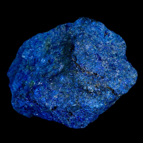 2.1" Rough Azurite Crystals And Malachite Mineral Specimen Tiznit Morocco - Fossil Age Minerals