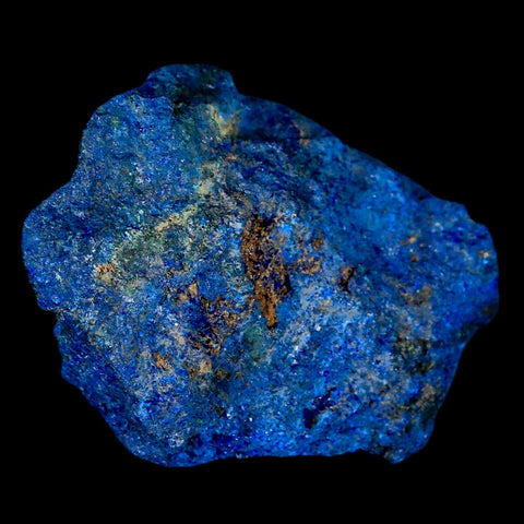 2.1" Rough Azurite Crystals And Malachite Mineral Specimen Tiznit Morocco - Fossil Age Minerals