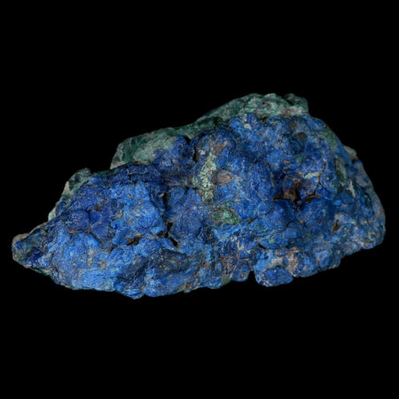 XL 4.6" Rough Azurite Crystals And Malachite Mineral Specimen Tiznit Morocco