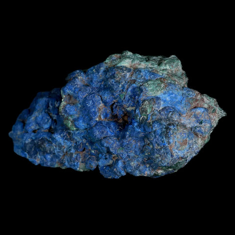 XL 4.6" Rough Azurite Crystals And Malachite Mineral Specimen Tiznit Morocco - Fossil Age Minerals