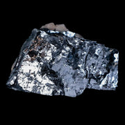 2.1" Rough Natural Silver Metallic Galena Crystal Mineral Mibladen Morocco